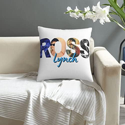 Fronha de logotipo Halao Ross Lynch com zíper suave e confortável adequado para decoração de interiores de escritório de sofá