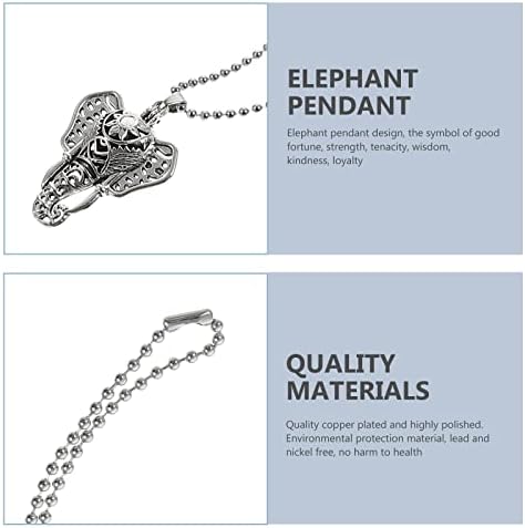 Colar de jóias doiTool 1 colar de colar de colar de elefante de elefante mini perfumes de óleo essencial mini perfumes mini