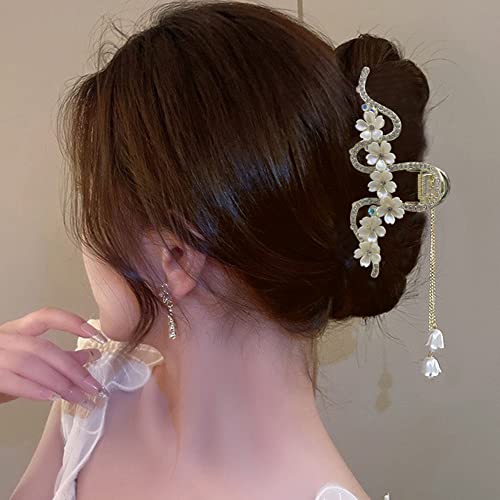 Garras de caranguejo para cabelos de peste garotas Garotas Rhinestone Cabines Ferramentas de estilo Ferramentas de rabo de cavalo
