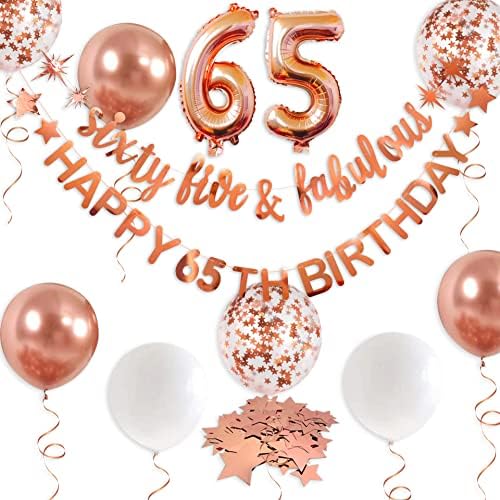 Rose Gold Quarenta e Fabuloso Feliz 40º Aniversário Baleiro Garland Balão 40 para feminino 40º aniversário Decorações penduradas 40 e aplausos fabulosos a 40 anos