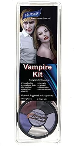 Kit de maquiagem de vampiro deluxe - ST