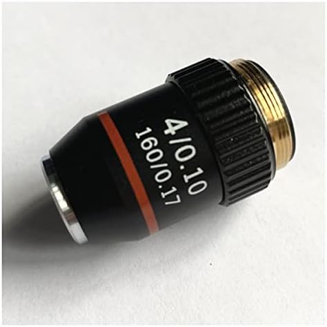 Acessórios para microscópio 4x 10x 20x 40x 60x 100x lente objetiva achromatic lente biológica lente lente laboratório