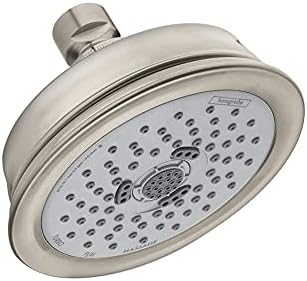 HANSGROHE CROMA 100 CLÁSSICO Classic Classic Shower 3 spray em níquel escovado, 04930820