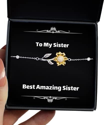Pegue presentes irmãs de origem real da irmã para irmã, melhor irmã incrível, boa irmã da irmã, de irmãzinha, da irmã