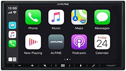 Alpine ILX -W650, receptor multimídia duplo de 7 compatível com Apple CarPlay & Android Auto - inclui câmera de backup e pacote de sintonizador SXV300v1