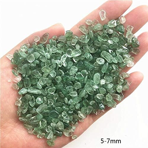 Suweile JJST 50G Natural Green Strawberry Crystal Polished Cascle Stones Amostra Mineral Stones e Minerais Naturais 0304