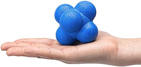 PSG.LGD Bola de reação hexagonal de alta densidade de espuma de borracha para reflexo de agilidade e treinamento de coordenação