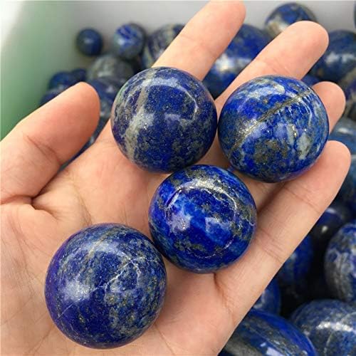 Pedras exclusivas do Corolado, tamanho pequeno lazuli lazuli esfera de cristal handmada bola de cristal de pedras gemas para decoração cura natural de pedra -