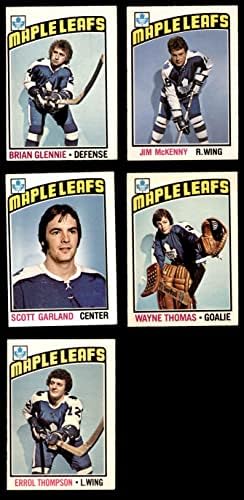1976-77 O-PEE-Chee Toronto Maple Leafs perto da equipe definida Toronto Maple Leafs Ex Maple Leafs