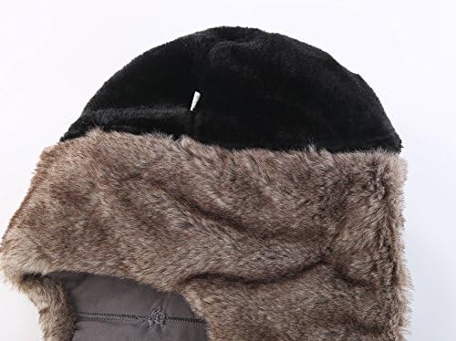 Connectyle Trooper Trapper chapéu quente chapéu de caça de inverno com retalhos de ouvido de máscara