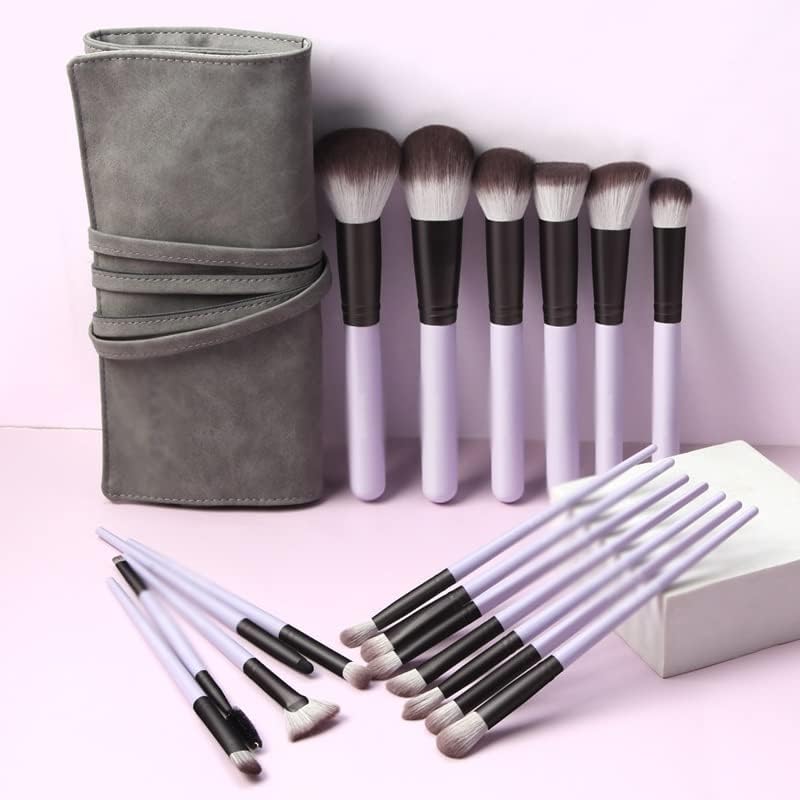 Xwwdp 18pcs Professional Makeup Brush Conjunto com Bag Cosmetics Tools Eye Shadow Highlighter Power Brush Face Brush