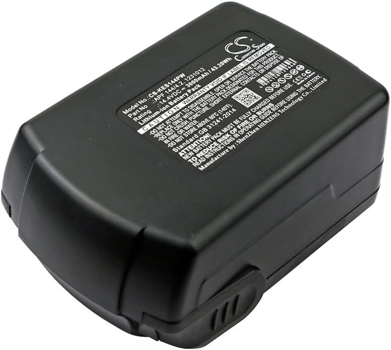 Fyiogxg Cameron Sino Bateria para Kress 144 AFB PN: Kress 1231012, APF 144 / 4.2 3000MAH / 43.20WH