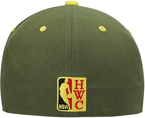 Mitchell e Ness La Los Angeles Lakers clássicos de madeira hwc NBA 50º aniversário da temporada da equipe Patch Dinasty Cap, chapéu