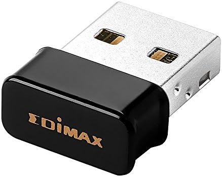 Edimax 2-em-1 Wi-Fi 4 802.11n N150 + Adaptador de combinação Bluetooth Low Energy 4.0 para PC, adaptador Nano USB sem fio