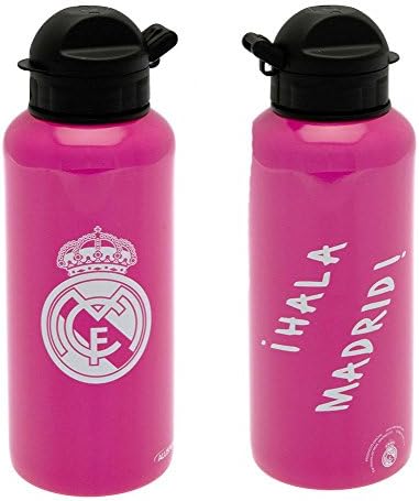 Real Madrid F.C alumínio garrafa rosa