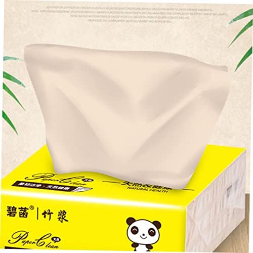 Hemoton 27 embala Papers Extração de papel Toeira do tipo Toalha de bambu Polpa natural e molhável saudável
