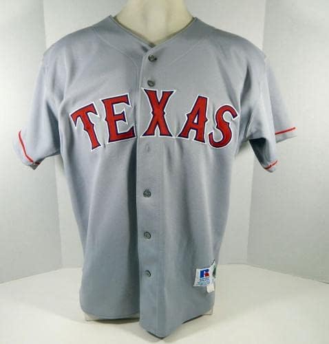 1995-99 Texas Rangers 55 Game usou Grey Jersey DP08107 - Jerseys MLB usada para jogo MLB