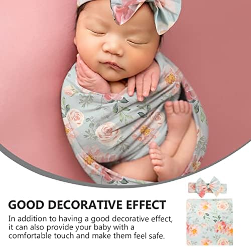 Kisangel 1 Kit de conjunto de impressão de bebê imprimida com fotografia e posando para meninas recém -nascidas decoração decoração