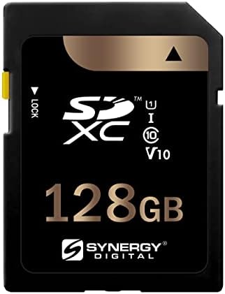 Synergy Digital 128GB, SDXC UHS -I Câmera de memória de memória, compatível com a câmera digital Minolta MND50 - Classe 10, U1, 100MB/S, 300 Série - Pacote de 2