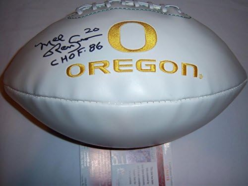 Mel Renfro Oregon Ducks, Dallas Cowboys, HOF JSA/CoA Futebol assinado - Bolsas de futebol universitário autografadas