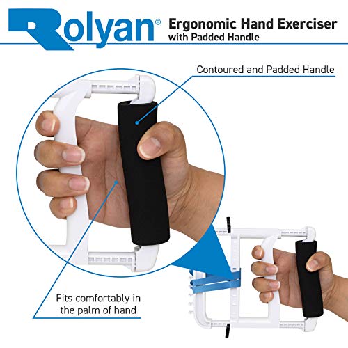 Clipes de substituição de Rolyan para exercícios ergonômicos básicos da mão, pacote de 4 controles deslizantes extras