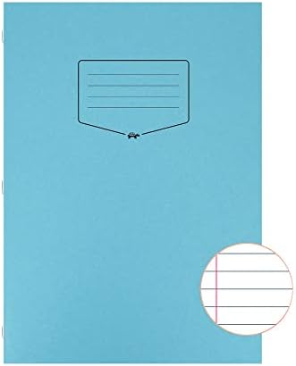 Livro de exercícios governado por concha dura A4, Blue, pacote de 25