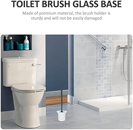 Cabilock Toilet êmbolo êmbolo do vaso sanitário escova de tigela de vaso sanitário portador doméstico escova de vidro de vidro de vidro