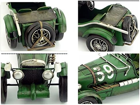 Modelo de carro de carro esportivo de classe artesanal Cyxstar Modelo de carro de ferro antigo para decoração de casa)