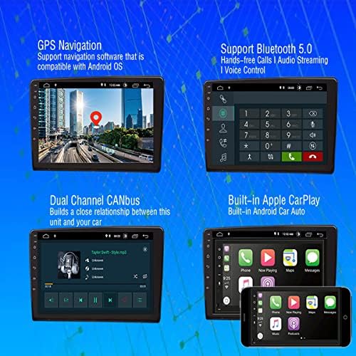 Android 12 estéreo de carros para Toyota Venza 2012 - Tela Touch Screen GPS Navigação Bluetooth Unidade de cabeça
