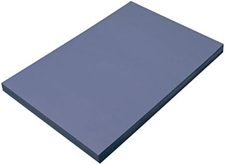 Prang Construction Paper, azul brilhante, 12 x 18, 100 folhas