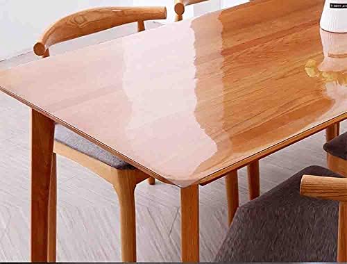 Plástico Clear Clear Tolera de mesa à prova d'água Vinil PVC Tabela de retângulo de tecido Protetor Protetor de derramamento
