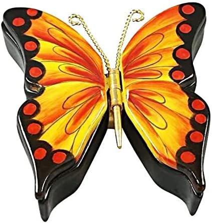 Caixa de borboleta monarca dupla articulada