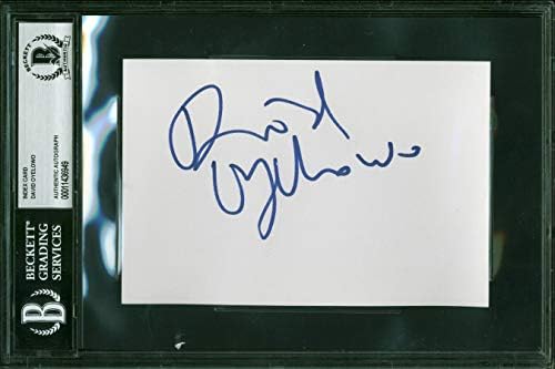 David Oyelowo Selma Authentic assinado 4x6 Índice Cartão Autografado BAS SLABBADO