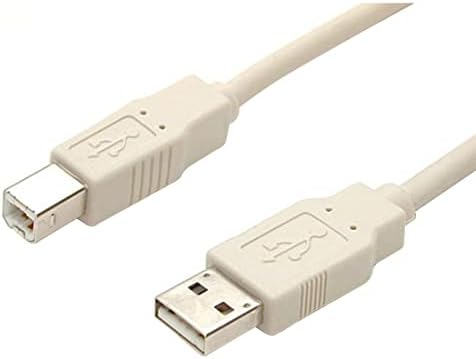 Startech.com 3 pés bege a a B USB 2.0 Cabo - m/m - cabo USB - USB para USB tipo B - 3 pés - moldado