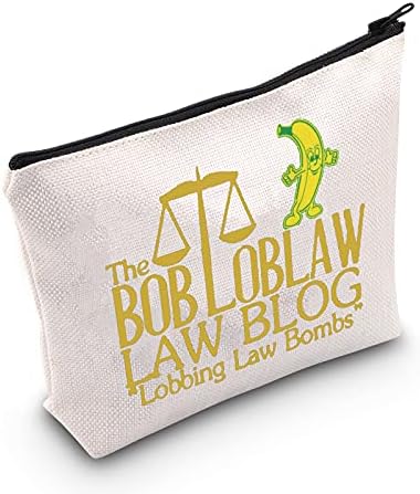 Levlo preso programa de TV Cosmetic Make Up TV Shows de TV Gift The Bob Loblaw Law Blog Lobbing Law Bombs Makeup Zipper Bolsa Bolsa