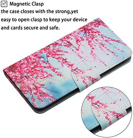 Caixa da carteira xyx para iPhone 13 mini, flores Flores Floral PU PULHO CAPELO DE CAPELO DE PELE