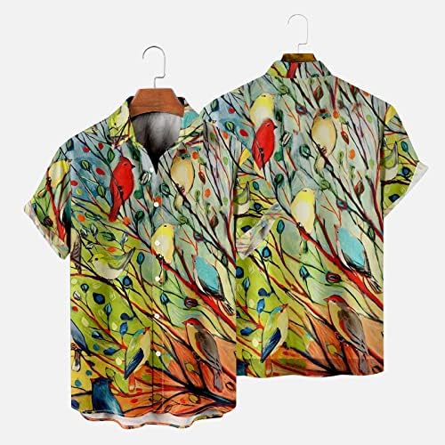 Camisas de verão para homens Men Summer Fashion Top camisetas lazer Digital Spring Print