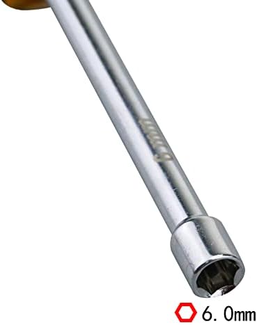 Chave de fenda da chave de soquete de Antrader, chave de fenda de ferramenta de ferramenta de porca de porca hexápica de aço de alto carbono 8 mm 8 mm