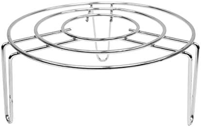 Gurus do tesouro redondo aço inoxidável fogão quente forno trivet pan pomer de panela elevada cozinheira repouso decoração de