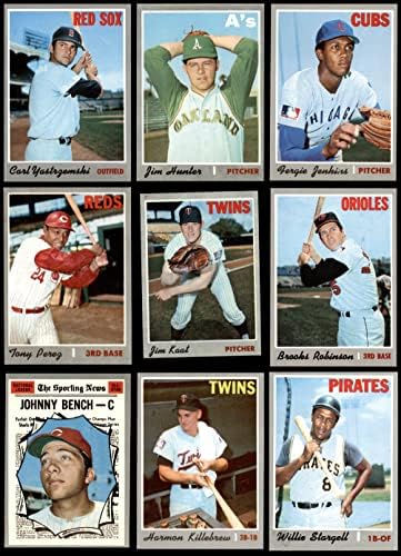 1970 Topps Baseball Low Number Complete Conjunto NM