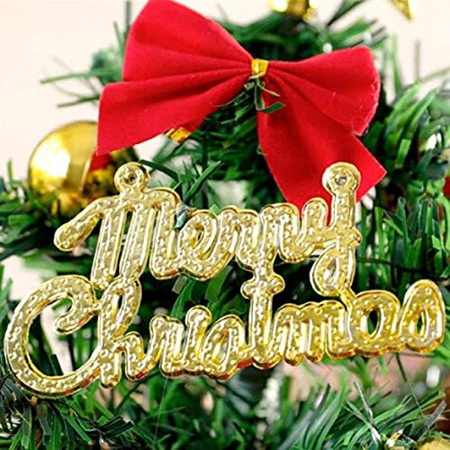 Árvore de Natal de NJIA Treça de Natal Árvores Artificiais Mini Mini Pinheiros de Desktop de Natal, Artesanato DIY Mini Pinheiro para Natal, Casa, Cozinha, Decoração de Mesa de Jantar 1129)