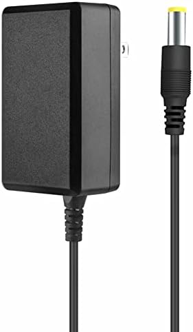 DKKPIA Global CA/DC Adaptador Substituição para Black & Decker ASI500 AS1500 Recarregável 12 volts A textura do compressor de ar sem fio inflador preto e barreira de alimentação do cabo de alimentação Mains PSU