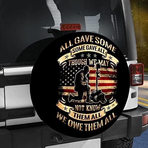 A American Flag Veteran Spare Tire Toup All deu alguns alguns deram a todos os FBDA091210