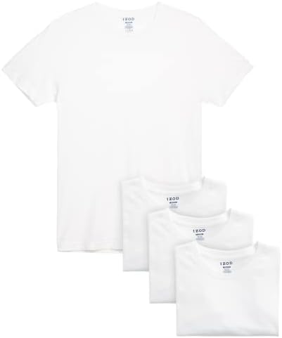 Camisetas de izod masculino-camisetas de pescoço de tripulação respiráveis ​​suaves