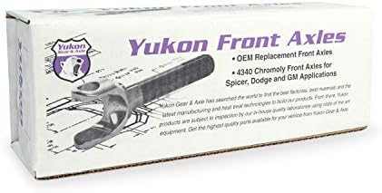 Yukon 4340 Kit de eixo de substituição de políticas cromadas para Dodge Dana 60 Diferencial frontal com 35 spline