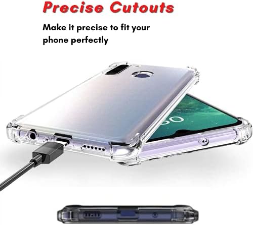 CalmSeam para o estojo Samsung Galaxy A11, capa de telefone A11 com kickstnd, [anti-arranhão] caixa flexível Ultra Slim Fit