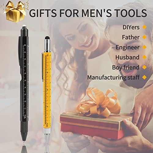 Presente para Men Tools for Men 2pc Pen Conjunto, ferramenta multifuncional Pen de presentes muito legais para homens,