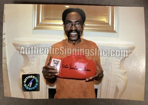 Rubin Hurricane Carter Assinou Boxing Luve Boxer Middleweight Autograph JSA - luvas de boxe autografadas