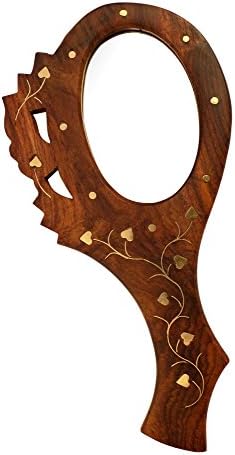 Chritmas Gift/Chritmas Sale Crafts'Man Minf espelhos- espelho de mão de madeira
