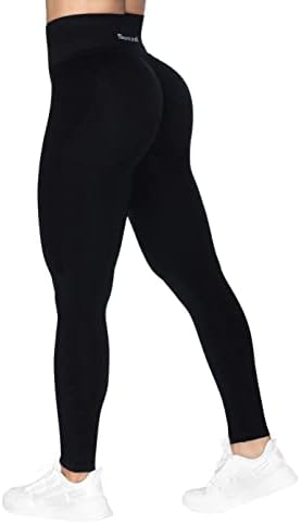 Sunzel Women Feminless Scrunch Butt Leggings na cintura alta com controle de barriga